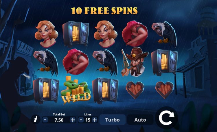 Free Spins bij Weight of the Gun