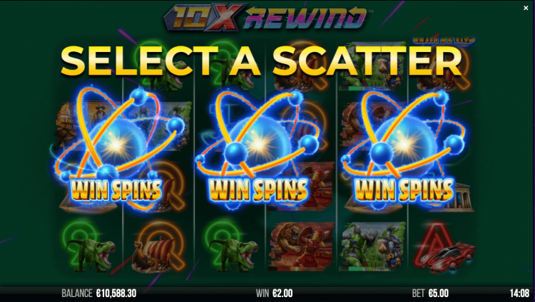 10x Rewind Free Spins Bonus