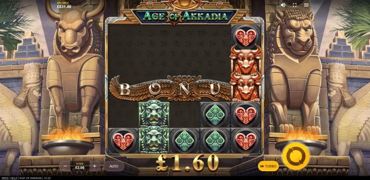 Vrijspelen van de bonus bij Age of Akkadia