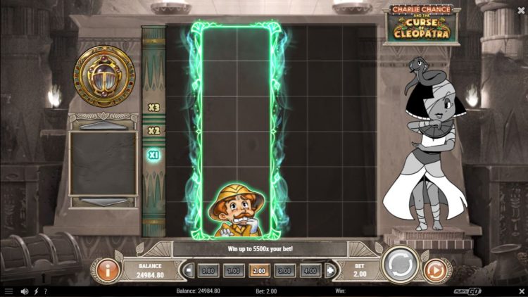 Charlie Chance Curse of Cleopatra Columns
