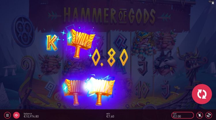 Hammer of Gods Re-spin feature