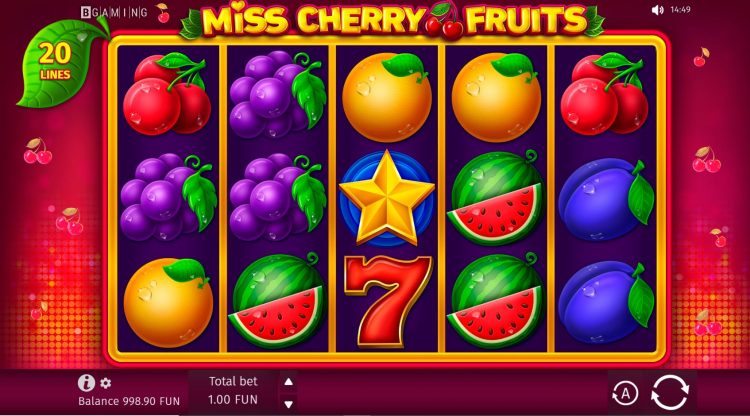 Miss Cherry Fruits Gokkast
