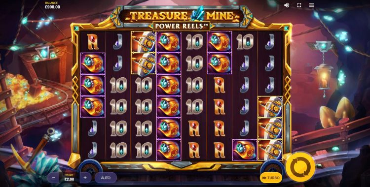 Treasure Mine Power Reels Gokkast - Gameplay