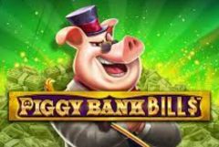 Slots - Piggy Bank Bills Logo