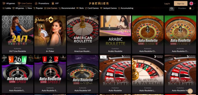 Premier Live Casino