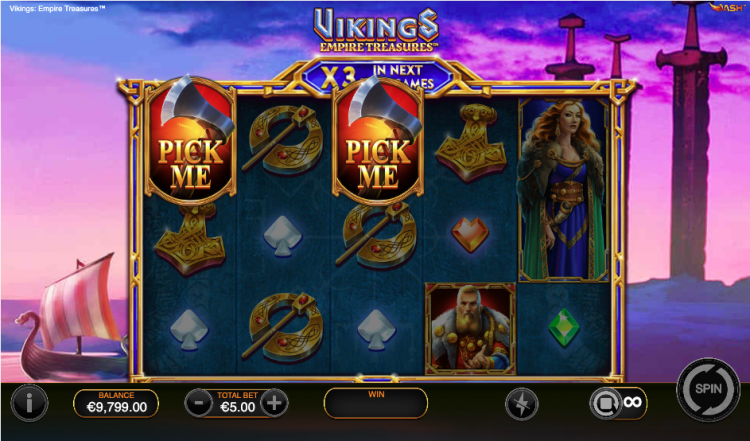 Vikings Emire Treasures Bonus