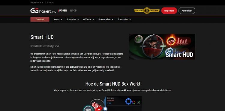 Smart HUD van GGpoker