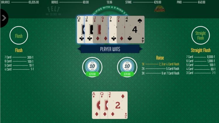 High Card Flush Relax Gaming review