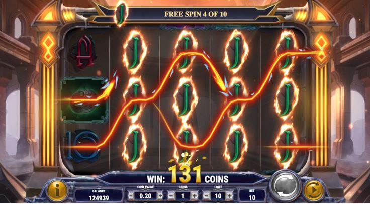 Free Spins van Merlin and the Ice Queen Morgana