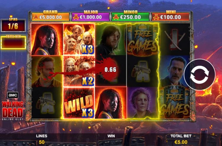 Savior Free Spins van The Walking Dead