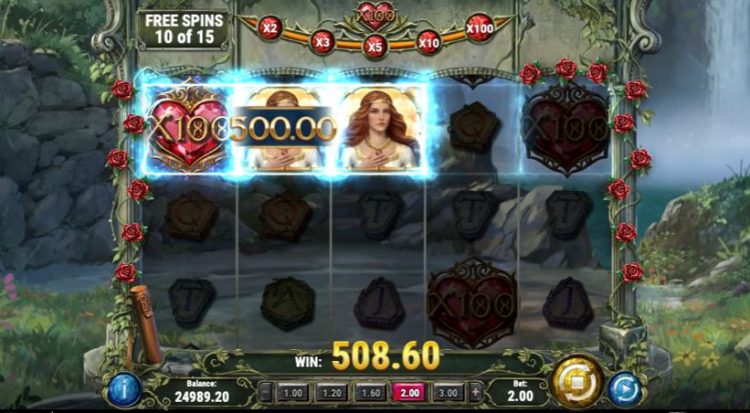 15 Crystal Roses: A Tale of Love Free Spins