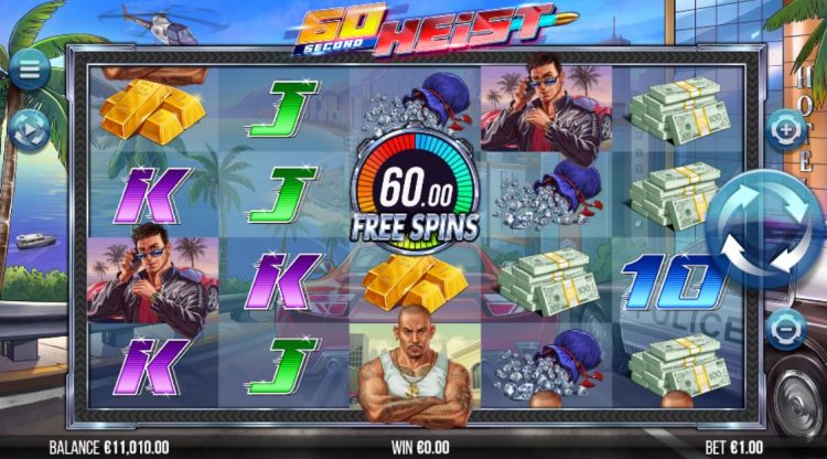 60 Second Heist Gokkast Review