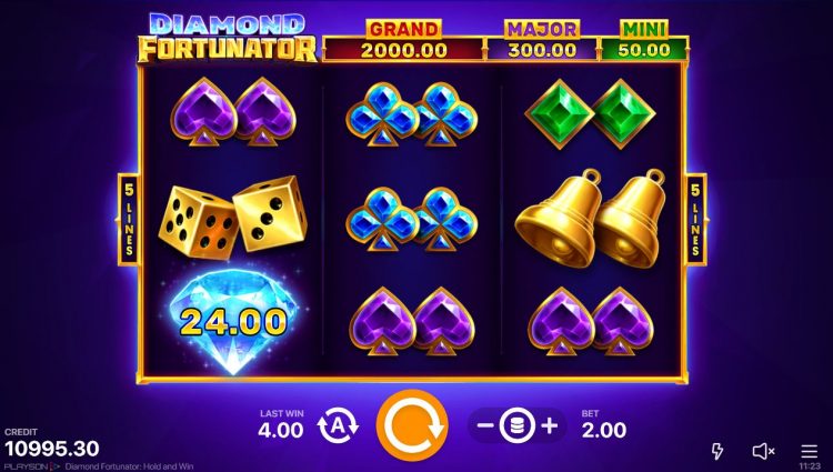 Diamond Fortunator: Hold and Win Gokkast Review