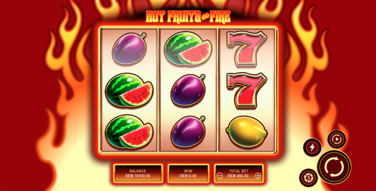 Hot Fruits on Fire