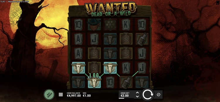 Wanted Dead or a Wild bonus