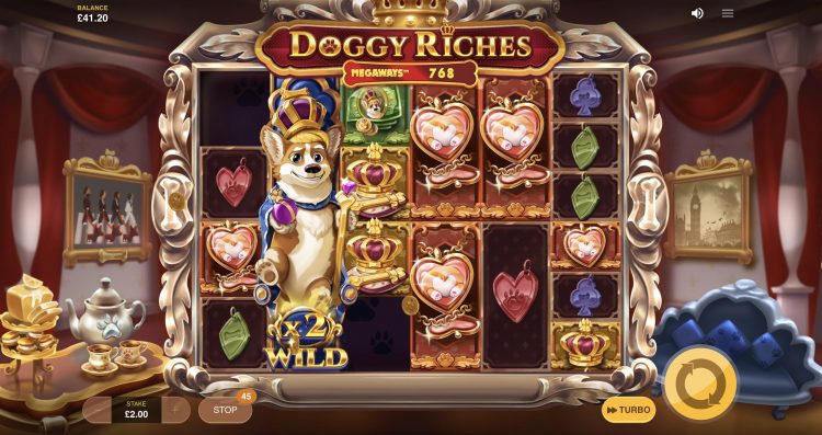 Doggy Riches Megaways Queen Spin Bonus