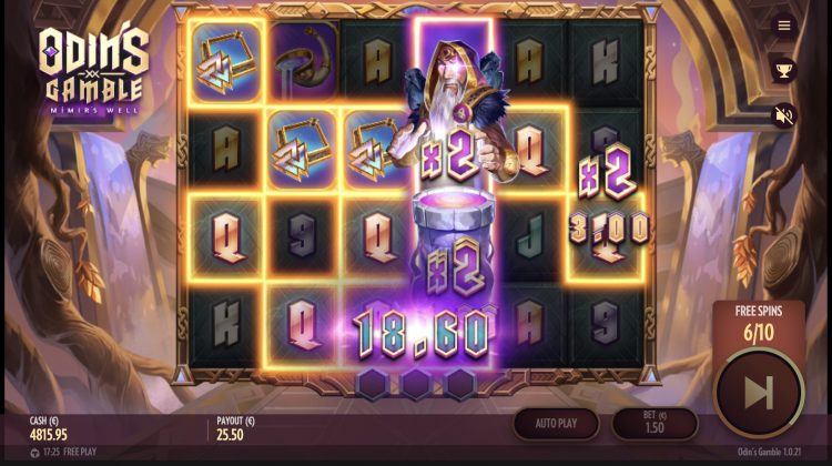 Odin´s Gamble Mimir´s Well bonus