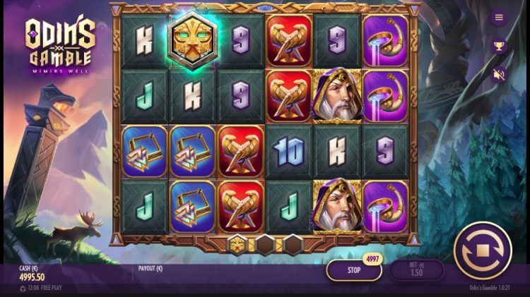 Odin´s Gamble Mimir´s Well gameplay