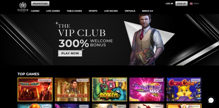 Platinumclub VIP Casino Review