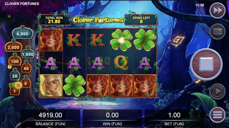 Clover Fortunes Bonus