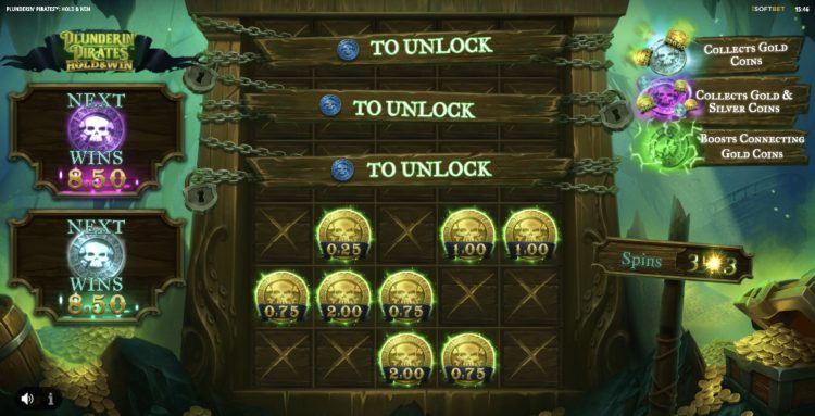 Plunderin' Pirates Hold & Win