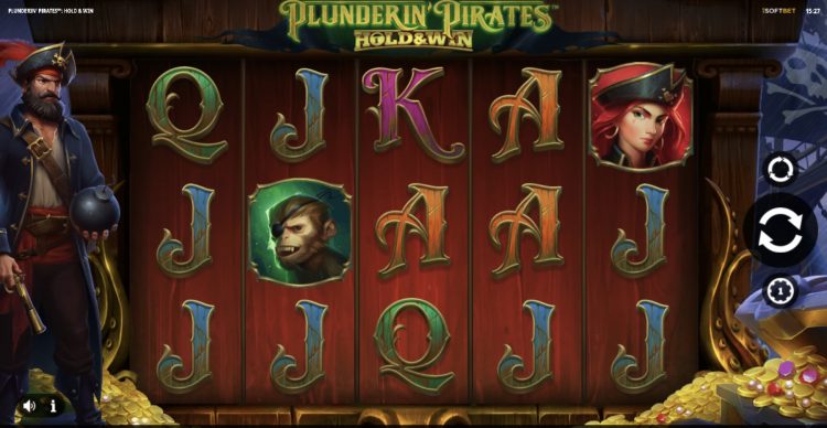 Plunderin' Pirates Hold & Win