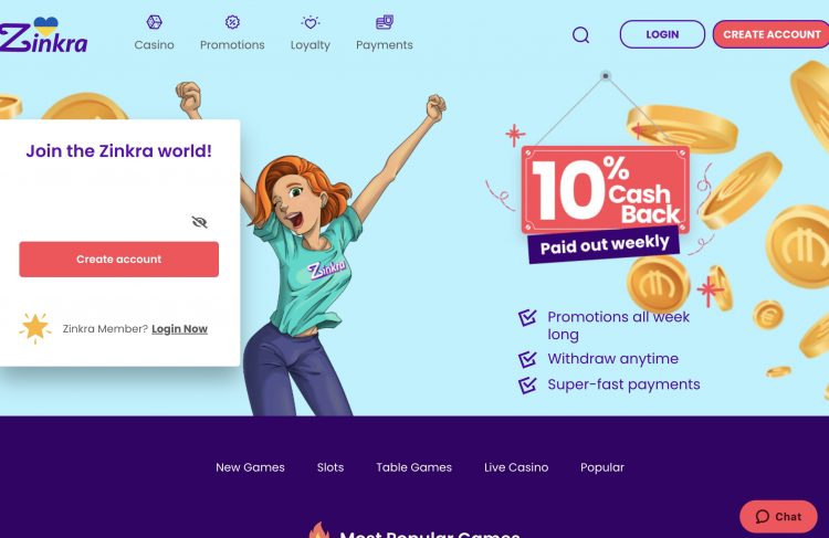 Zinkra Casino Betrouwbaar