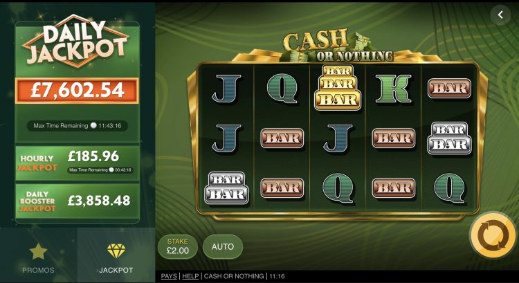Cash or Nothing Gameplay