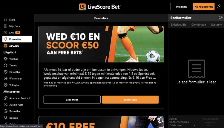 LiveScore Bet Bonus