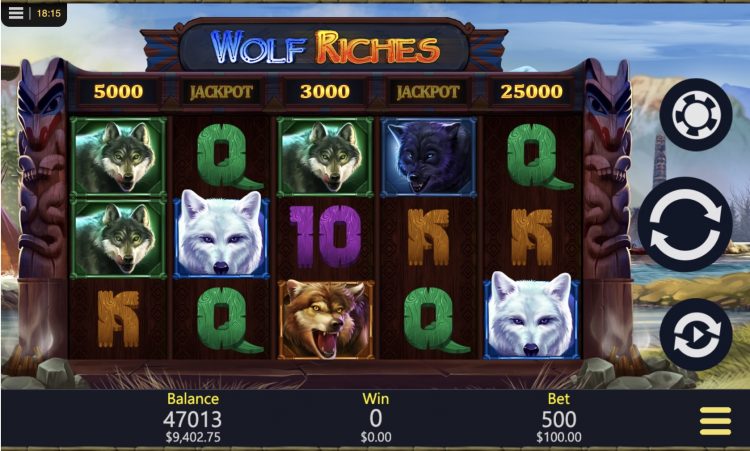 Wolf Riches Gameplay