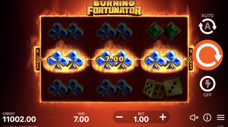 Burning Fortunator Bonus