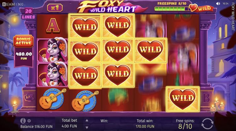 Foxy Wild Heart Bonus