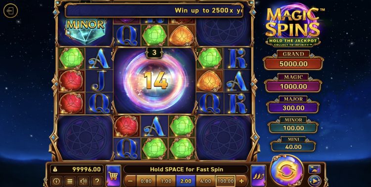 Magic Spins Gameplay