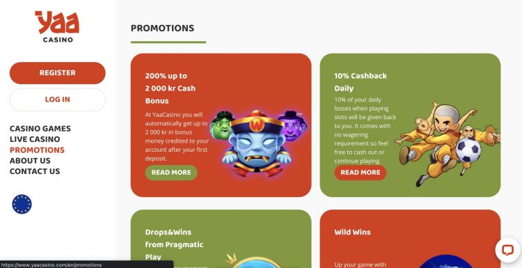 Yaa Casino Bonus