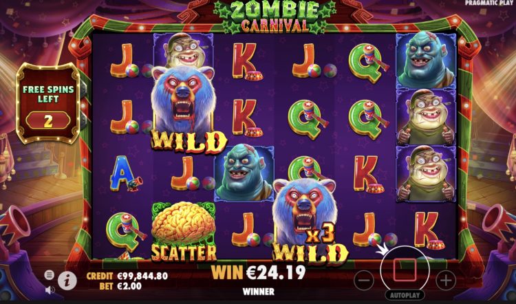 Zombie Carnival Bonus