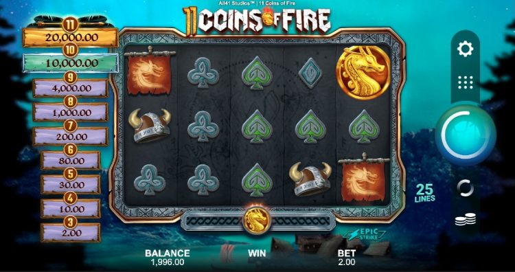11 Coins of Fire Gameplay