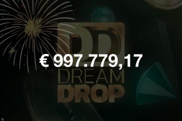 Dream Drop Mega Jackpot gevallen -Bijna 1 miljoen euro