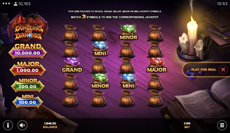 Dungeons and Diamonds Bonus