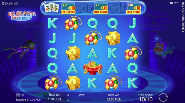 Big Atlantis Frenzy Bonus