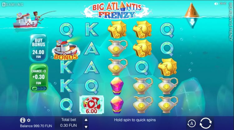 Big Atlantis Frenzy Gameplay