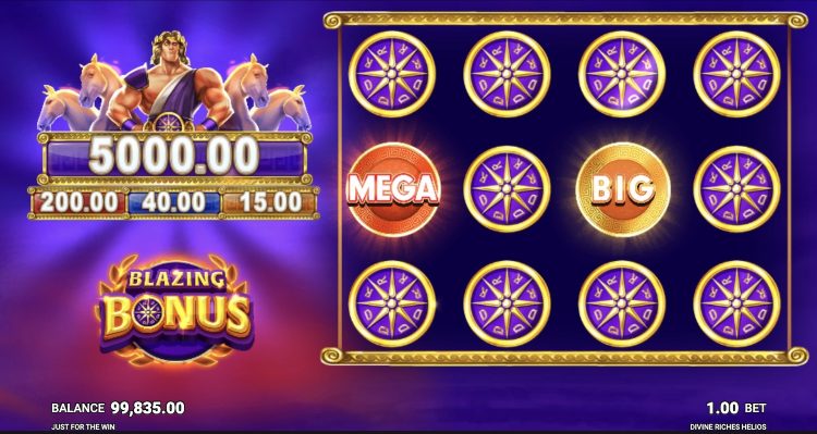 Divine Riches Helios Bonus