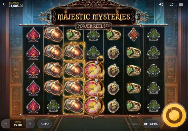 Majestic Mystery Power Reels Gameplay