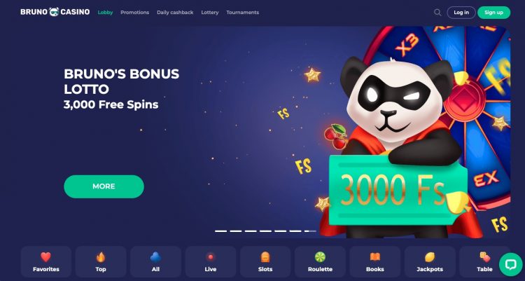 Bruno Casino - Betrouwbaar - Online Casino Review