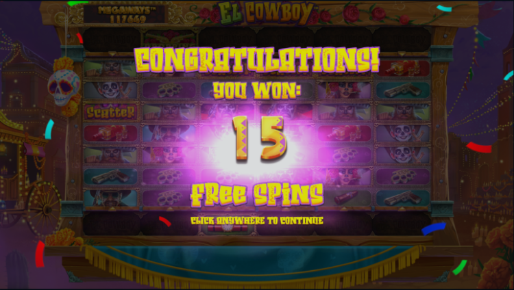 El Cowboys Megaways Free Spins