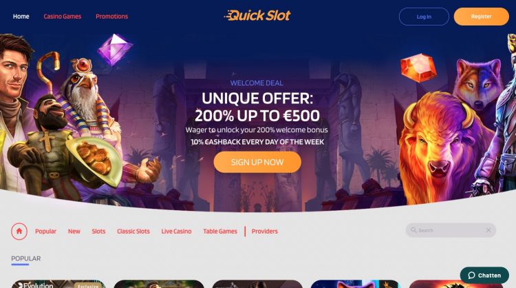 QuickSlot Casino - Betrouwbaarheid