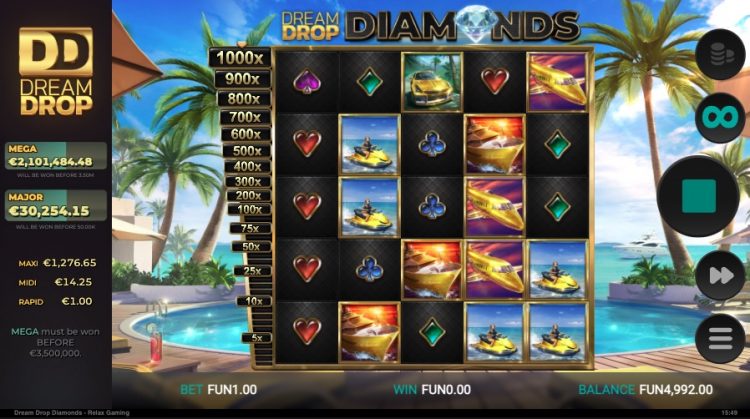 Dream Drop Diamonds Gameplay