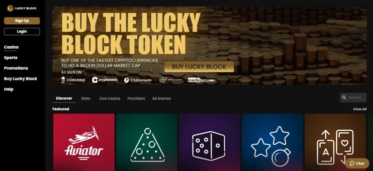Lucky Block Casino - Betrouwbaar