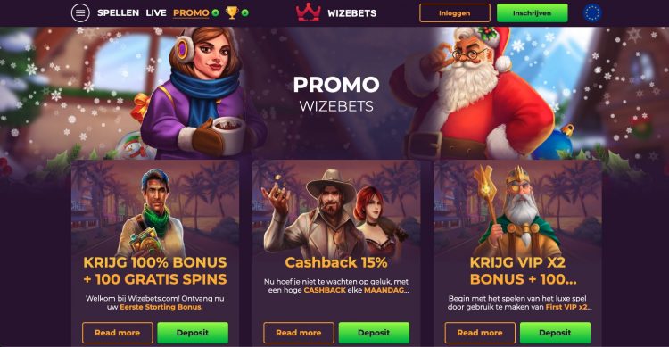 Wizebets Casino - Bonussen