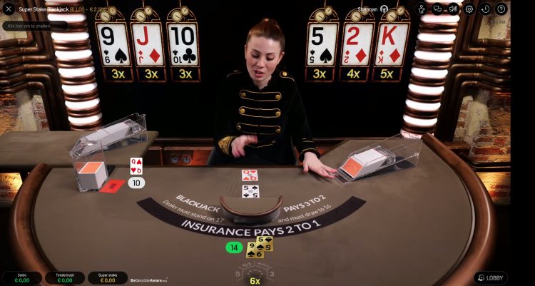 Super Stake Blackjack - Live Casino