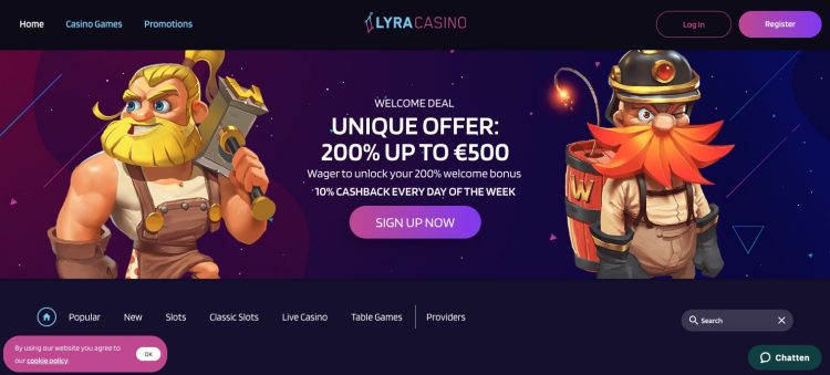 LyraCasino - Betrouwbaar